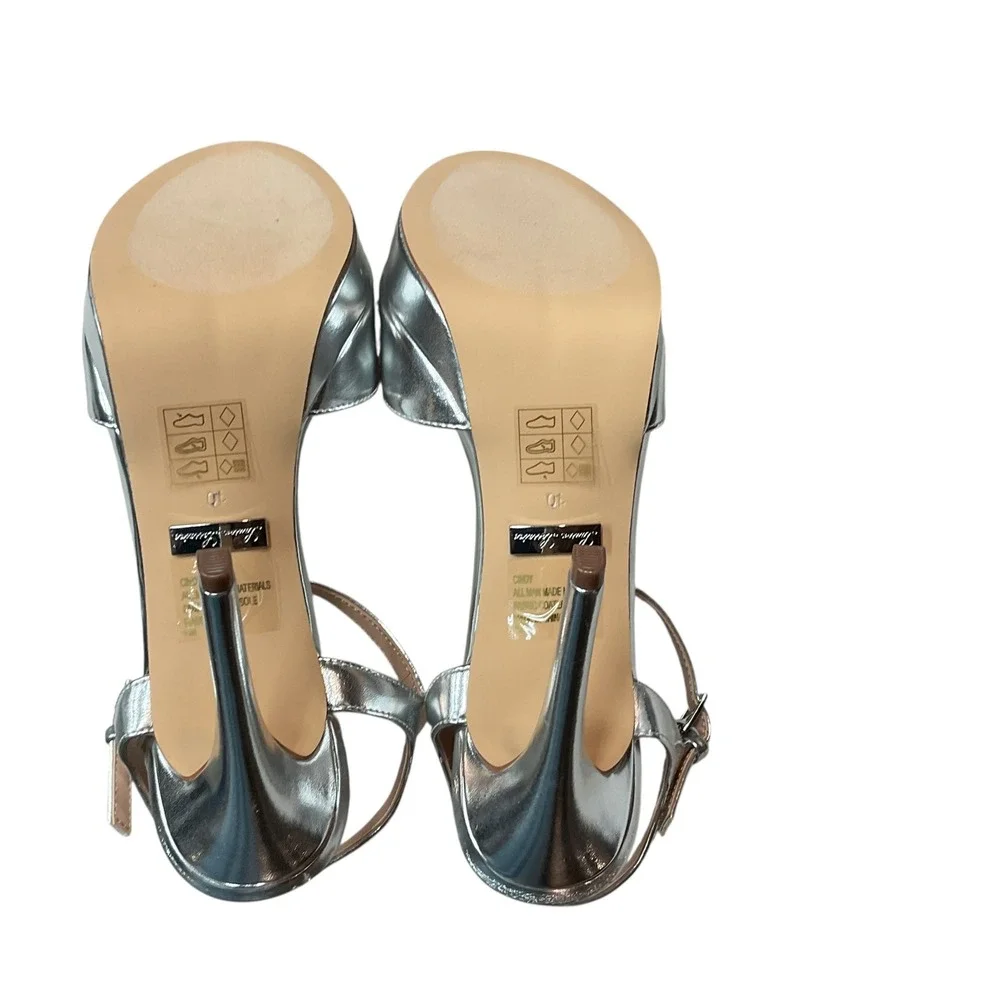 Lauren Lorraine Rhinestone Ornamented Sandal Stiletto Heeled Sandal Size 10‎ NWB
